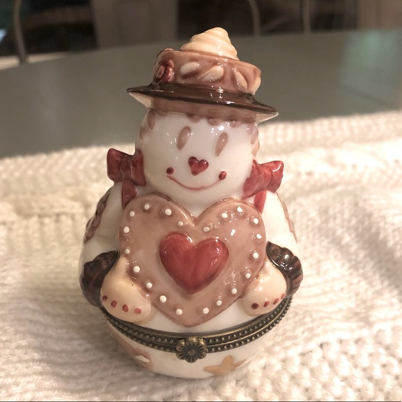 Villeroy & Boch Accents Villeroy Boch Snowman Treats Trinket Box